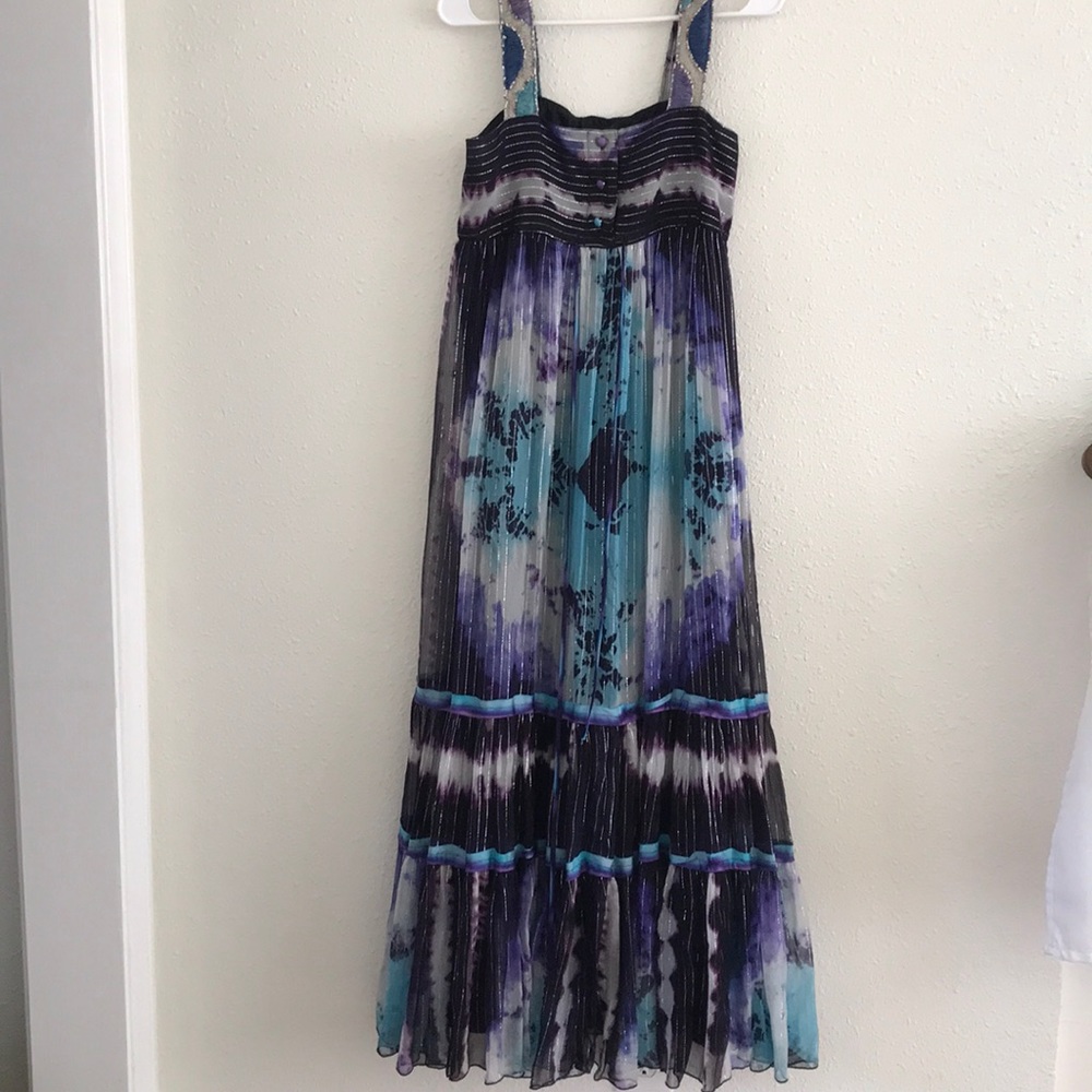 Anna Sui metallic dress
